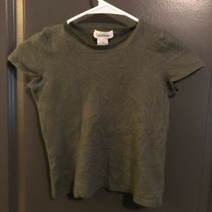 Vintage Cashmere Crop Top